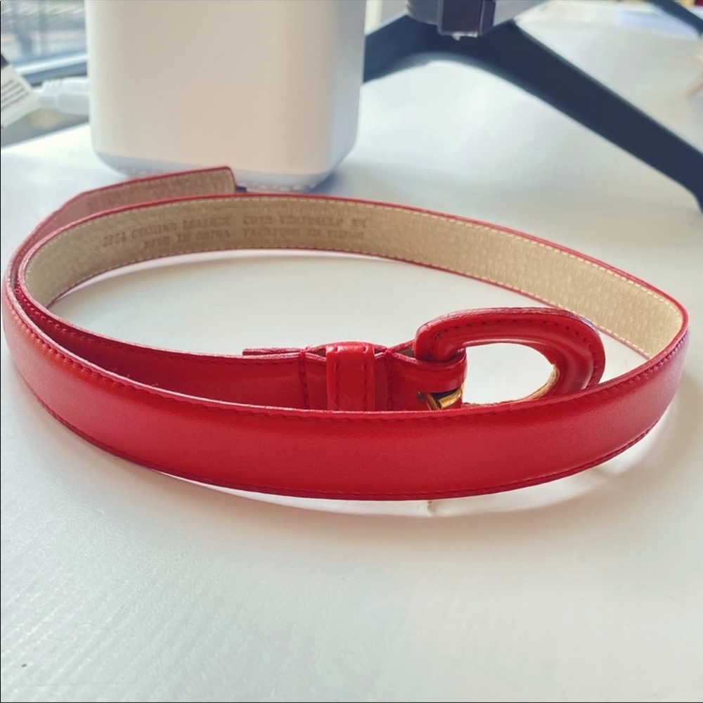 VINTAGE STYLE SKINNY BELT